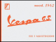 ART.LM25-Manuali uso e manutenzione  Vespa 160 GS (1962)